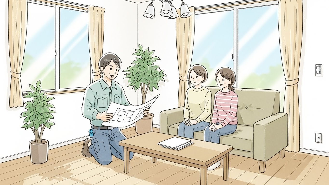 お客様の家を、自分の家だと思って直す