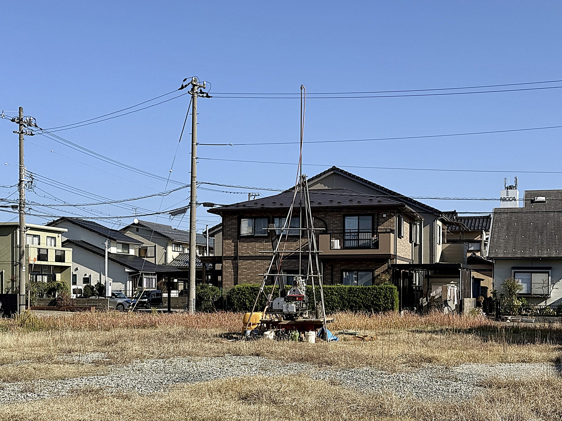牛久市 住宅地の地盤調査 イメージ